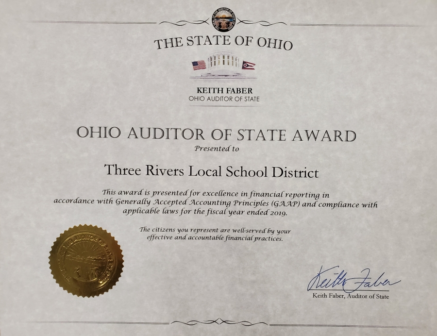 Auditor of the State Award